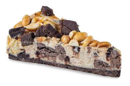 Чизкейк карамельный с арахисом