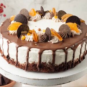 Торт шоколадно-апельсиновый