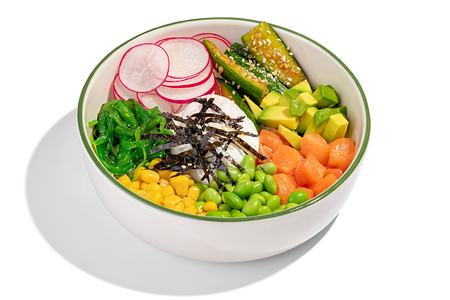 Поке с форелью