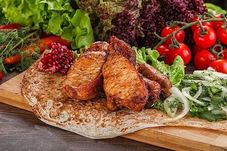 Шашлык из свиной корейки