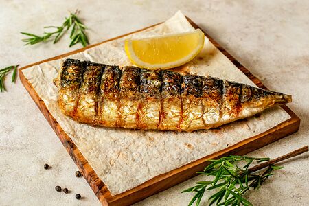 Скумбрия на гриле