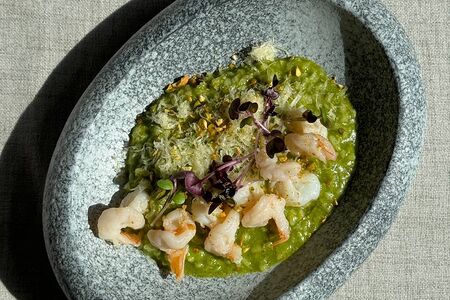 Ризотто с креветками 