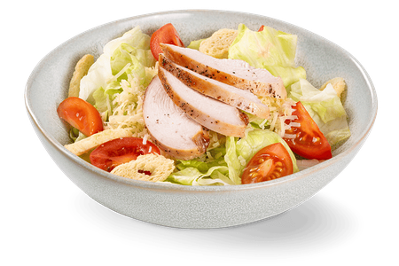 Салат Цезарь с курицей