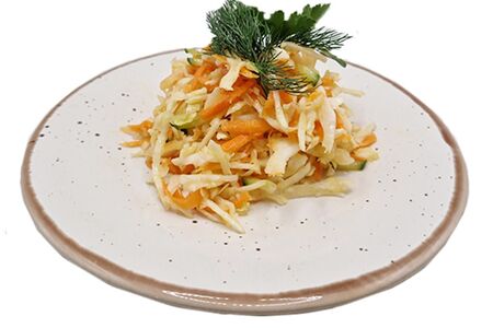 Из свежей капусты и овощей