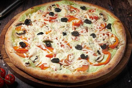 Овощная D33 Пицца на тонком тесте