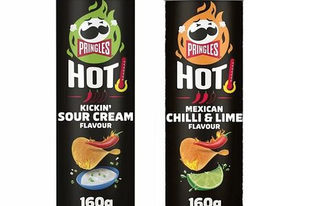 Острые чипсы Pringles Hot