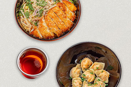 Ланч Рамен Кацу Темпура