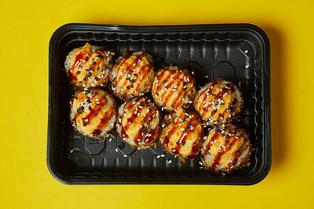 2 сыра запеченный ролл