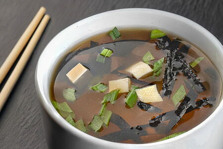 Мисо-суп с лососем