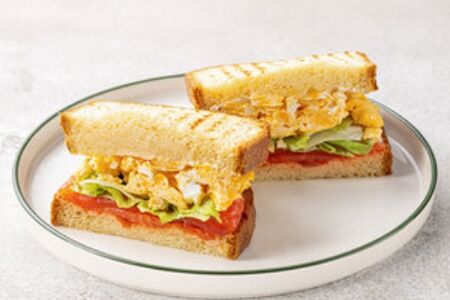 Сэндвич на бриоши Лосось-юдзу