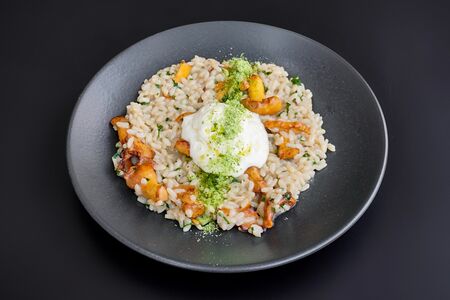 Ризотто с лисичками