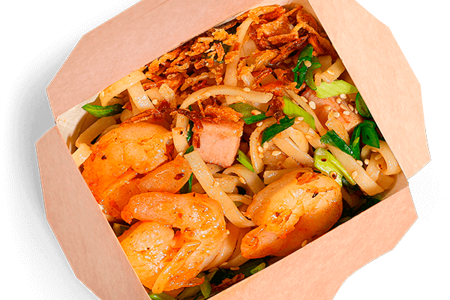 Хот боул с креветкой