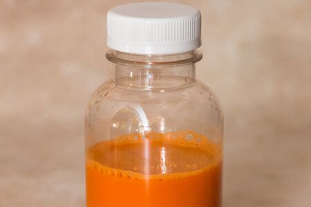 Свежевыжатый морковный сок