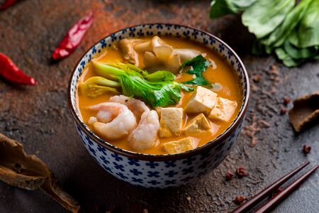 Суп с креветками