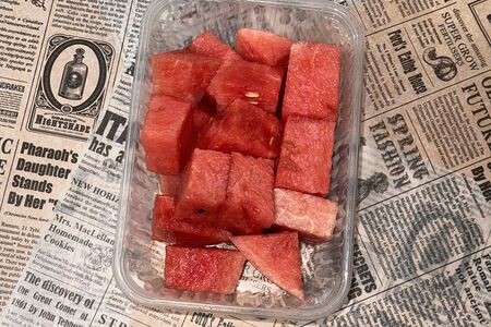 Холодный сладкий арбуз