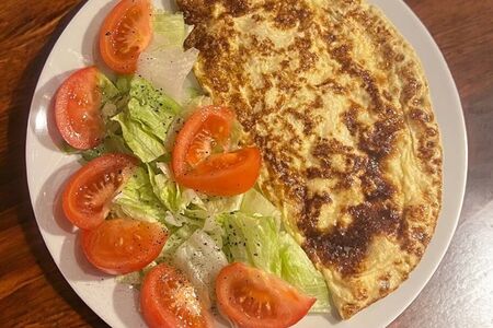 Омлет с ветчиной и сыром