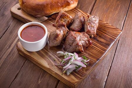 Шашлык из мякоти телятины