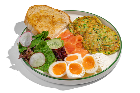 Большой завтрак Здрасте с форелью