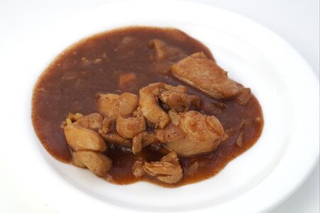 Филе бедра в соусе барбекю