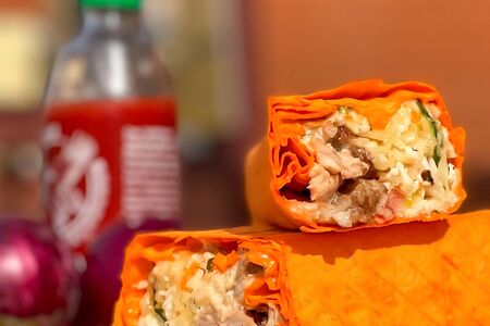 Шаверма в сырном лаваше