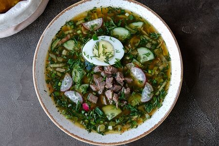 Окрошка на квасе