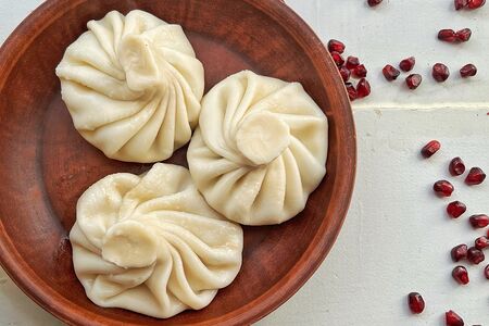 Хинкали с грибами