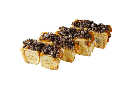 Сладкий ролл со сгущенкой