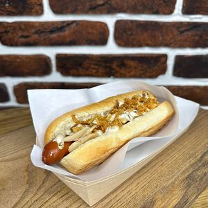 Американский грибной хот-дог