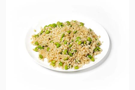 Булгур с зелеными бобами