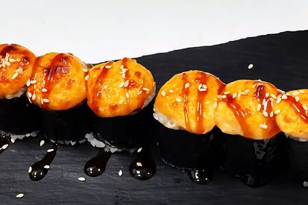 Простой запеченный ролл с угрем 