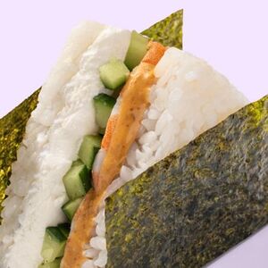 Онигири с креветкой