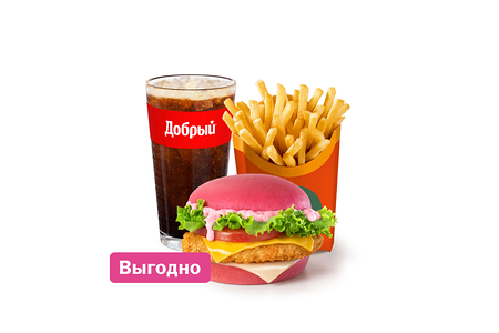 Hello Kitty Бургер Комбо Большой