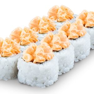 Ролл Лава с лососем