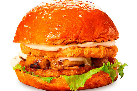 Грибной каннамбургер