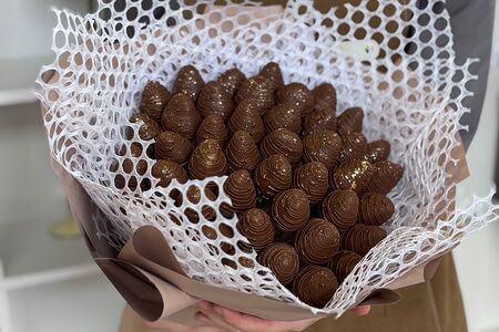 Букет клубники в шоколаде №3 (размер L)