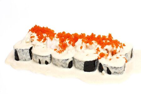 Сливочный ролл с лососем