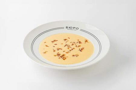 Сырный суп с хрустящим беконом