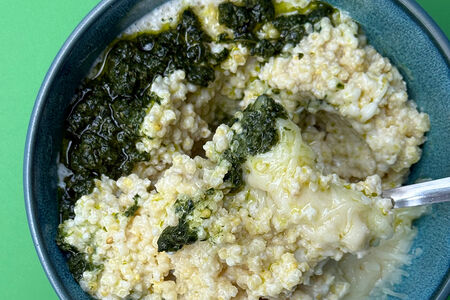 Пшенная каша с песто