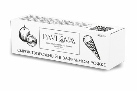 Сырок творожный в вафельном рожке