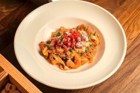 Паста с креветками