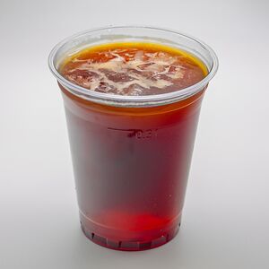 Вишневый айс-американо