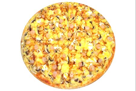 Пицца Сливочная креветка с грибами