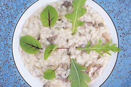 Ризотто с грибами и ароматом трюфеля