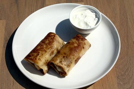 Блинчики с мясом 