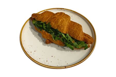 Круассан с форелью и сливочным сыром