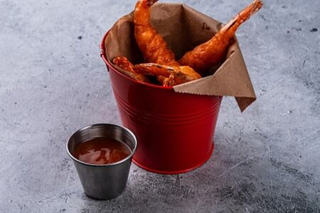 Креветки темпура