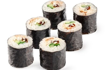 Ролл с угрём