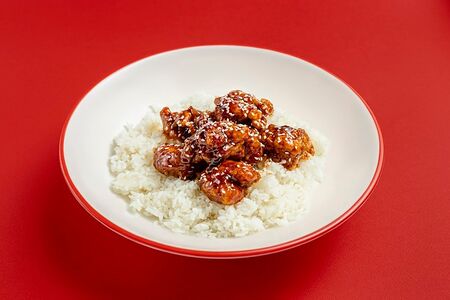 Курица Kowloon с паровым рисом/