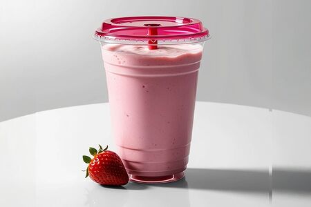 Молочный коктейль Клубничный 