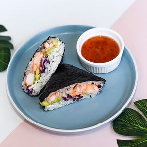 Суши-сэндвич с креветками